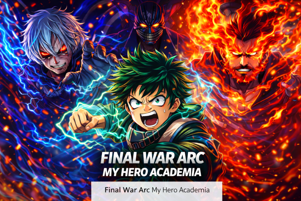 Final War Arc My Hero Academia Deku vs Shigaraki anime war arc battle