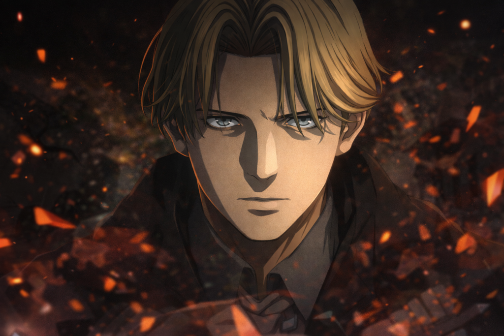 Monster anime Johan Liebert psychological thriller scene