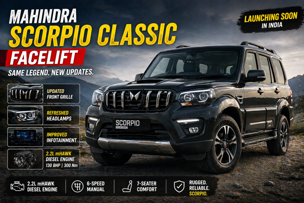 Scorpio Classic facelift