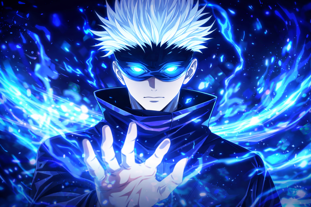 Jujutsu Kaisen anime Satoru Gojo powerful sorcerer scene