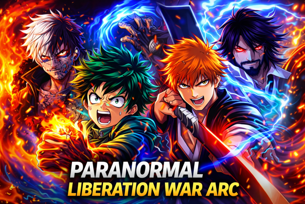 Paranormal Liberation War Arc My Hero Academia Deku vs Shigaraki battle