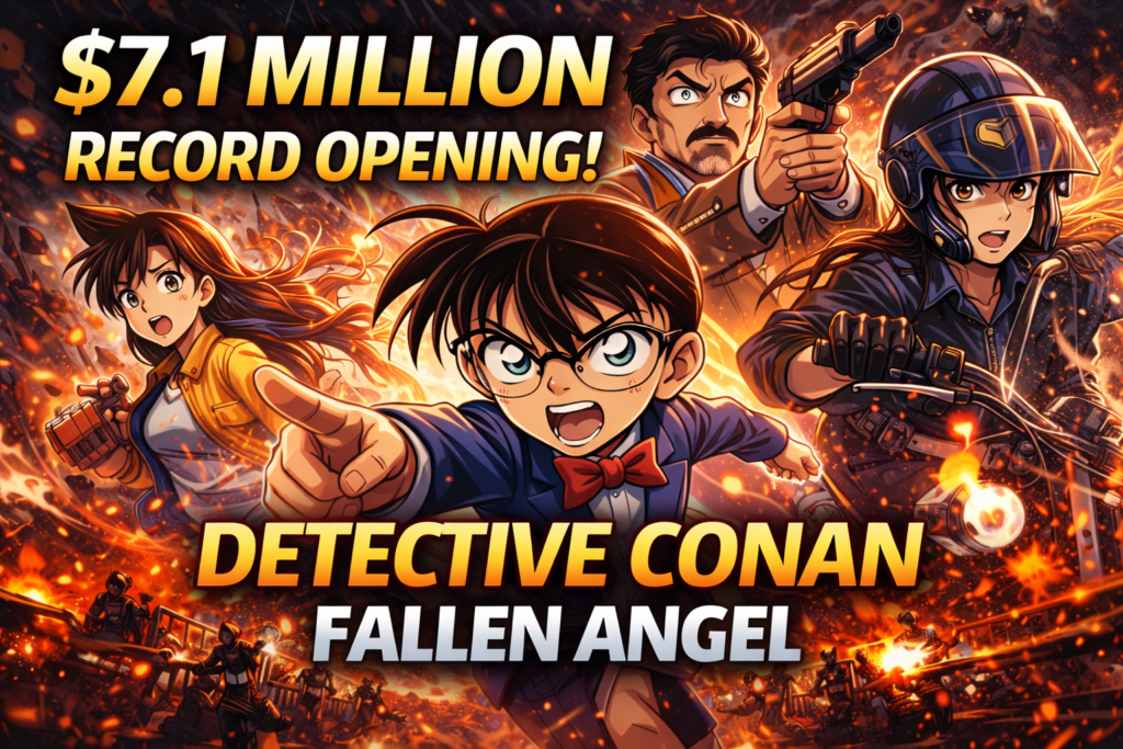 Detective Conan Fallen Angel on the Highway anime movie record opening day box office