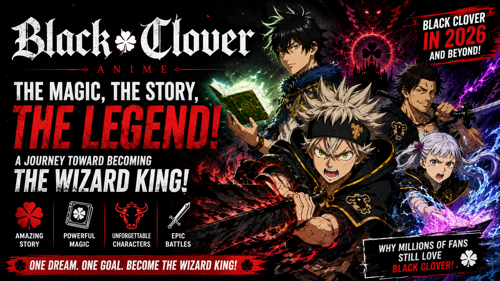 Black Clover Anime featuring Asta wielding Anti-Magic swords during an intense battle.