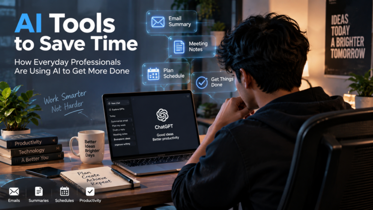 AI tools to save time for everyday professionals